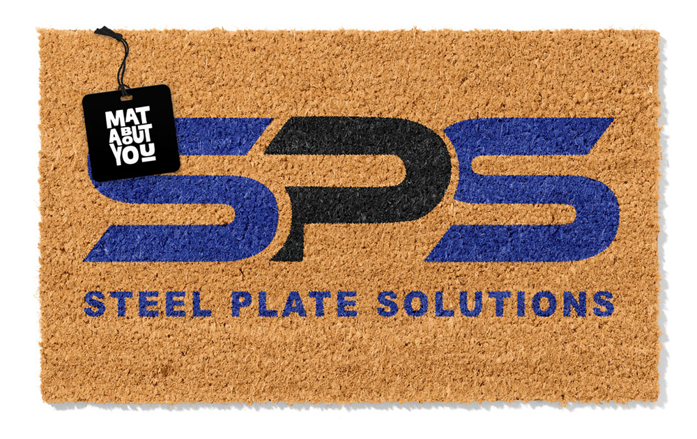 Custom Business Logo Doormat – Personalised Coir Mat for Office Entrances