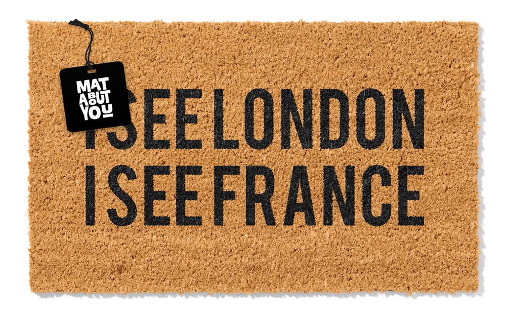 I See London I See France Coir Doormat