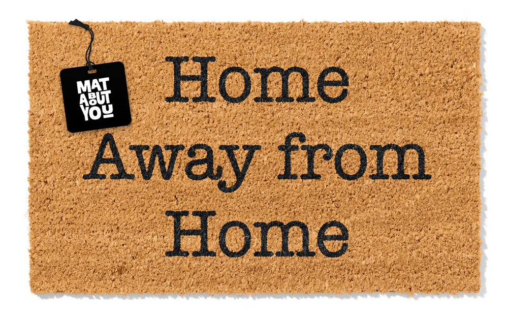 Home Away from Home Coir Doormat