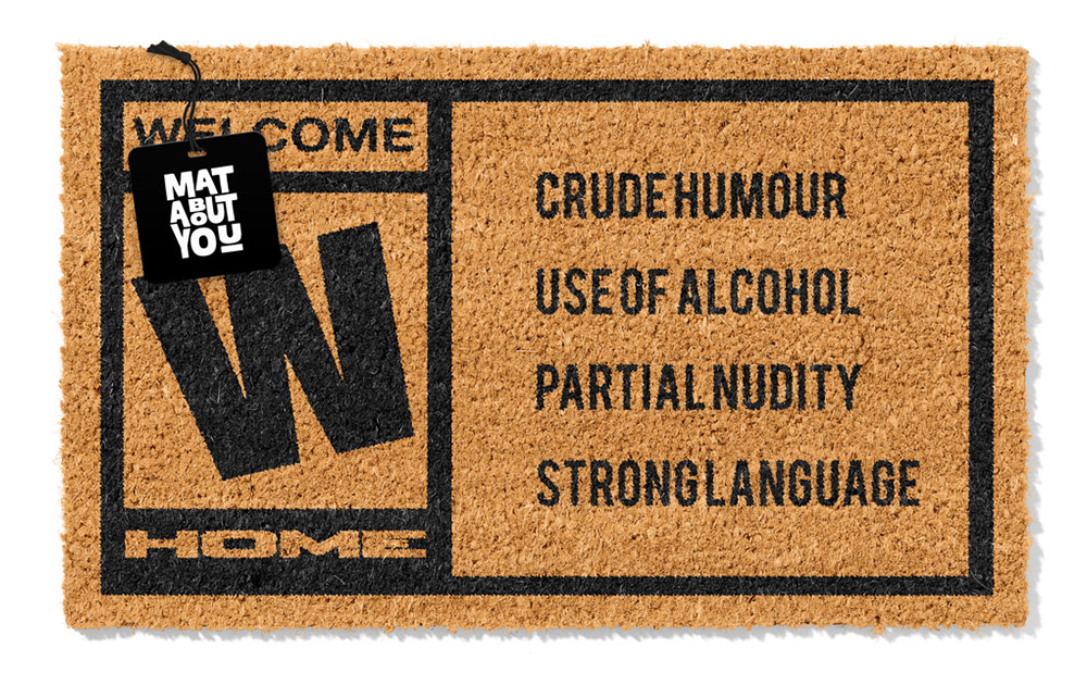 Parental Advisory Doormat – Rated W for Wild Homes