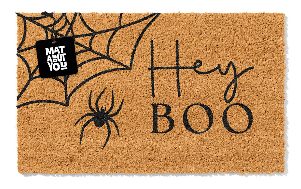 Hey Boo Doormat – Halloween Coir Mat