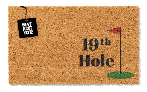 19th Hole Doormat – Funny Golf Coir Mat