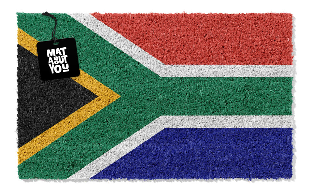 South African Flag Doormat – Proud Saffa Welcome Mat