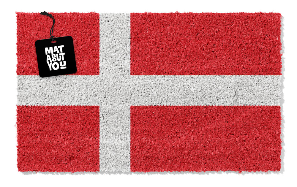 Danish Flag Doormat – Hygge at Your Door