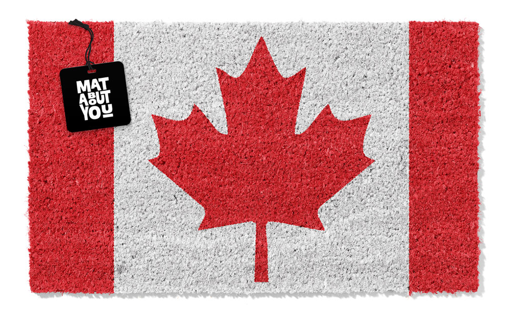 Canadian Flag Doormat – Oh Maple, Oh Welcome