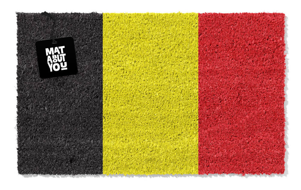 Belgian Flag Doormat – Waffles at the Welcome