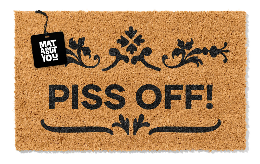 Piss Off Doormat – Rude Funny Coir Mat