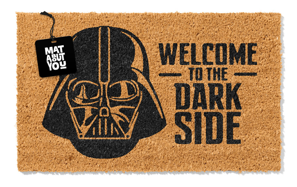 Welcome to the Dark Side Doormat – Darth-Inspired Coir Mat