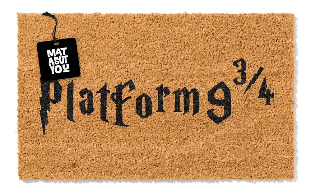 Platform 9¾ Doormat – Wizard Font Coir Entrance Mat