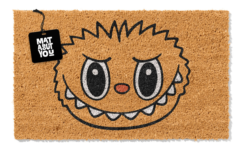 Labubu Suspicious Monster Doormat – Quirky Grin Coir Mat