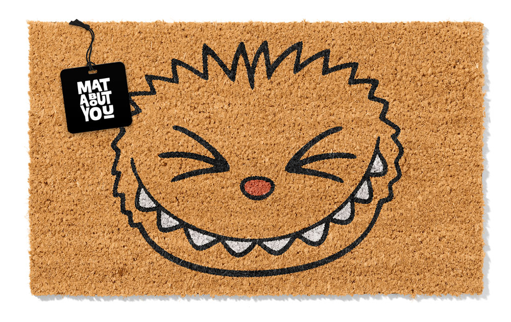 Labubu Monster Doormat – Grinning Creature Coir Mat