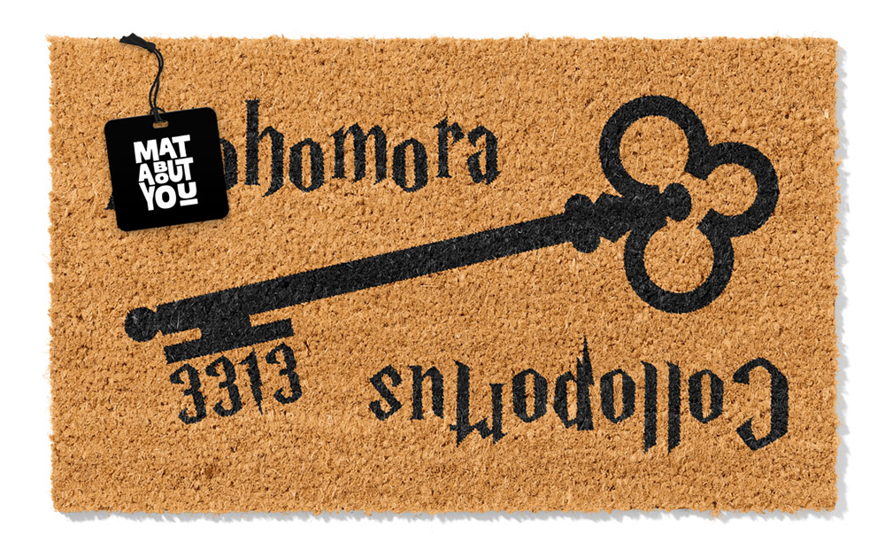 Alohomora Doormat – Wizard-Inspired Coir Welcome Mat